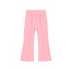 Outono 2022 Coreano Crianças Wear Meninas 'Wide Leg Calças Solid Color Stretch Casual Calças Trompete Pequeno para Baby Girls