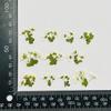 Spray de Nieve con Ramas Flor en Relieve Flor Seca Hojas Stickers Hechos a Mano Gotas de Pegamento diy Paquete de Material para Marcapáginas Espécimen de Planta