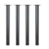 Pernas de mesa de metal Barra de tubo redondo Pés de apoio Pernas de mesa de jantar Pernas de mesa de tubo quadrado Pés de móveis de mesa Pés de mesa Pernas de mesa de ferro