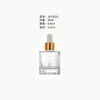 Botella personalizada de vidrio grueso para aceite esencial de 30 ml con gotero de goma transparente, botella dispensadora simple y de alta gama para aceite esencial y productos para el cuidado de la piel