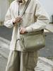 Nova Bolsa Carteiro Preguiçosa e Relaxada 2025 Bolsa Transversal de Grande Capacidade Feminina Casual Masculina e Feminina Casal Bolsa de Ombro Leve