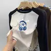 2026 Nova Camada Base Térmica de Fleece Versátil para Meninos de Crianças Médias e Maiores, Outono/Inverno Gola Redonda Blusa de Manga Longa Color Block Quente Tendência