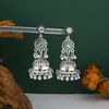 Pendientes de Borla con Campana Tallada Estilo Étnico Retro, Pendientes Artísticos Personalizados Bohemios, Pendientes de Diseño Europeo y Americano