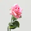 Hidratante Grande Flor Artificial Rosa Flor Falsa Decoração de Casa Sala de Estar Flor Casamento Rosa Artificial Única Transfronteiriça