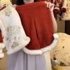 Conjunto de Ropa de Año Nuevo para Niña Pequeña, Nuevo Estilo de Invierno para Niñas Pequeñas y Bebés, Elegante y Lindo Conjunto de Año Nuevo con Estilo Chino