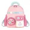 Mochila de jardín de infantes colorida de bloques de color, mochila de doble hombro para niños de 4 a 6 años, mochila infantil preescolar para niños y niñas