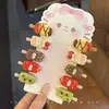 Lindos Pasadores de Helado para el Cabello para Niñas, Mini Pasadores, Pinzas de Pato, Pinzas para Flequillo de Niños, Accesorios para el Cabello de Dibujos Animados