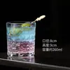 Copo de Licor Estilo Japonês Copo de Vidro com Bola de Gelo para Whiskey Copo de Mistura Copo Colin de Fundo Grosso Copo Caseiro para Ficar Bêbado Copo de Coquetel