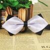 Novo em estoque gravata borboleta masculina multicolorida de poliéster para casamento casual de negócios Shengzhou fabricantes atacado de longo prazo