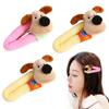 Lindo Pasador para el Cabello de Cachorro de Muñeca de Color Tela Accesorios para el Cabello para Mujer Moño Flequillo Clip Lateral Perro de Dibujos Animados Hueco Clip bb