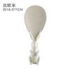 Colher de arroz de plástico palha de trigo criativo coelhinho bonito non-stick arroz vertical de alta temperatura resistente colher de arroz doméstico