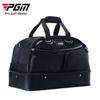 Bolsa de Roupa de Golfe Pgm Masculina Camada Dupla Toda Preta Bolsa de Roupa Grande Capacidade Esportiva Transversal Mochila Esportiva