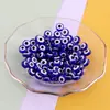 Cuentas de Ojo Turco Coloridas Redondas Planas de Resina para Pulsera Collar Hecho a Mano Accesorios