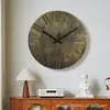 Relógio de Parede de 12 Polegadas 30cm para Uso Doméstico, Relógio Simples para Sala de Estar, Relógio de Quartzo Moderno, Não Requer Furação