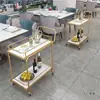 Carrito de Bebidas para Hotel, Carrito de Comida Estilo Europeo, Restaurante de Hot Pot, Bar, Restaurante, Carrito de Entrega de Comida KTV, Carrito de Pasteles para el Hogar
