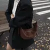 Bolso de Ante y Felpa Súper Caliente para Mujer 2026 Nuevo Otoño/Invierno Bolso de Hombro tipo Croissant de Alta Gama Versátil Bolso de Hombro Cruzado tipo Bollo