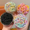 Meninas Vão à Escola com Elásticos de Cabelo, Elásticos Infantis 2025 Elásticos de Cabelo para Bebês, Alta Elasticidade para Meninas, Sem Danos ao Cabelo, Tiaras Coloridas