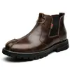2025 Nova Primavera Botas Martin Estrangeiro Comércio Tira Masculina Primavera e Outono Cano Longo Inteiro Único Comércio Exterior Dropshipping Sapatos Masculinos
