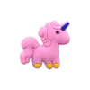 Nueva Decoración de Hebilla para Cordones de Unicornio Linda Flor de Zapato de PVC Hebilla de Zapato Flor de Zapato de Poni Arcoíris Hebilla de Zapato Desmontable DIY