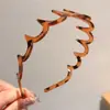 2025 Moda Diadema Ondulada Corona Alta Pinza para el Cabello Presión Diadema Deportiva Versátil para Lavado de Cara Nuevo Modelo para Mujer