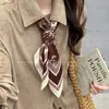Rechaza Ser Ordinario ~ Bufanda de Cuello Color Café Retro Maillard para Mujer Bufanda Cuadrada de Otoño e Invierno Accesorios de Bufanda Versátiles