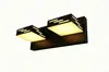 Luz frontal de espelho LED transfronteiriça, luminária de parede simples estilo nórdico para banheiro e quarto em aço inoxidável, luminária de parede para banheiro