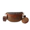 Bolsa texturizada para mulheres 2024 primavera nova bolsa retro versátil carta impressa saco peito crossbody bag cross-border atacado
