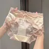 Venda Direta de Fábrica Bestseller Transfronteiriço Renda Calcinhas Femininas Virilha Sexy Estilo Puro Desejo Vazado Laço Fio Dental