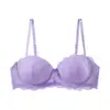 Sutiã Feminino Sexy de Renda Europeu e Americano Mais Vendido Transfronteiriço com Suporte Push-Up para Prevenir Queda, Roupa Íntima Feminina Confortável e Respirável