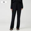 Calça Esportiva Casual Outono e Inverno Que Cobre a Pele e Dá um Look Emagrecedor, Cintura Elástica com Cordão, Cintura Alta, Calça de Perna Larga e Calça de Moletom Daw167