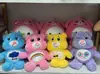 Explotaciones transfronterizas muñeco oso arcoíris carebears tie-dye muñeco oso colorido muñeco infantil fabricantes de muñecos al por mayor