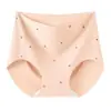 Pantaletas de Piel de Leche para Otoño e Invierno para Mujer, Invisibles sin Costuras para Yoga y Deportes, de Cintura Media, Calzones Triangulares con Refuerzo Extendido 10A