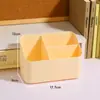 Caneta Decorativa Organizador de Mesa Escritório Grande Capacidade Estudante Menina Criativa Controle Remoto Caixa de Armazenamento Enfeites