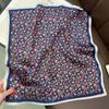 100% Seda de Amora Lenços de Seda Novo Estilo Estilo Coreano Pintura a Óleo de Paisagem Lenços Finos Moda Feminina Versátil Lenços Profissionais