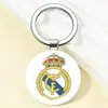 Copa do Mundo Logotipo de Clube de Futebol Europeu Pedra Preciosa do Tempo Liga Chaveiro Pingente para Bolsa Chave de Carro