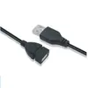 Atacado de Fábrica Cabo Totalmente de Cobre Preto de 1,5m Cabo de Dados USB 2.0 Macho para Fêmea de 1m Cabo de Extensão USB