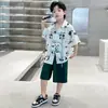 Yan Chu comércio exterior terno Tang verão antigo nova moda estilo estrangeiro terno Tang estilo estrangeiro coreano terno Tang Guoxue uma geração de cabelo
