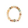 Rosario de semillas de Bodhi con pátina natural, con cuentas vintage con patrón de la suerte Xizang, mantra de seis sílabas, una pulsera artística Dai