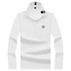 Camisetas Masculinas de Manga Longa Bordadas Alihu para Primavera e Outono para Pai Presente Dia dos Pais t Camisas Polo Masculinas