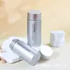 Botellas de Embalaje de Grado Alimenticio de 100-250 ml, Botellas Dispensadoras de Píldoras y Cápsulas de Plástico PET, Latas Selladas de Boca Ancha de Aluminio Anodizado