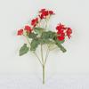 Floricultura Transfronteriza Flor de Begonia Flor Artificial Flor de Simulación Ramo de Flores Frescas Decoración para Sala de Estar en Casa Arreglo Floral para Boda