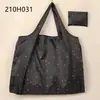 2025 Nueva Bolsa de Compras Plegable Tela Floral Portátil Poliéster Tote Bolsa de Almacenamiento Gran Capacidad Bolsa para la Compra del Supermercado Venta al por Mayor