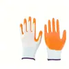 Guantes de nailon resistentes al desgaste, antideslizantes, de nitrilo para trabajos en obra, guantes de seguridad transpirables resistentes al aceite