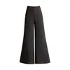 Pantalones falda anchos, sencillos y elegantes, para mujer, nuevo modelo otoño e invierno 2026, de cintura alta, fluidos, elegantes, versátiles, pantalones casuales holgados
