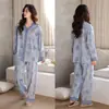 Pijama para Mujer, Estilo Primavera y Otoño, Algodón Puro, Manga Larga, Otoño, Madres de Mediana Edad, Nuevo Estilo 2026, Tallas Grandes, Se Puede Usar Afuera, Ropa de Casa
