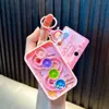 Llavero de disco de engranaje para animales pequeños, juguete de bola, consola de juegos, colgante para mochila, llavero para aliviar el estrés, regalo pequeño al por mayor