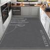 Tapetes de Piso para Cozinha Atacado Transfronteiriço, Tapetes de Piso de Veludo Cristal Absorventes de Água e Resistentes ao Desgaste, Capachos de Área Grande de Cobertura Total, Tapetes Antiderrapantes Domésticos