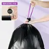 Bolsas de basura con cordón para el hogar, engrosadas, de mano, negras, para oficina, cocina, bolsas de plástico, extra gruesas, paquete económico, no necesitan romperse