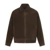 Marca de Tendencia Retro Americana Estilo Old Money Chaqueta Cardigan Sencilla de Gamuza con Cremallera para Hombres y Mujeres, Nueva Colección Otoño/Invierno 2025