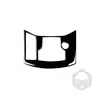 Adequado para 17-18 Mazda CX-5 painel de freio de mão eletrônico preto piano preto brilhante carro modificado decorativo interior